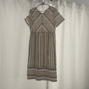 Midi striped dress